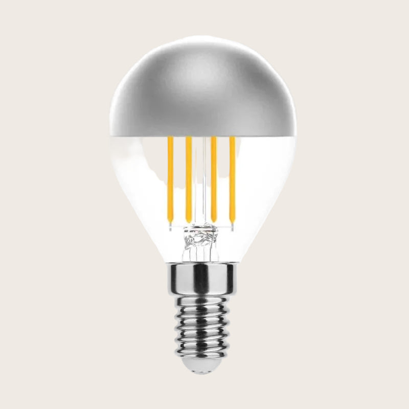 Filament kopspiegellamp - E14 Mini Globe P45 4W - 2700K warm wit licht