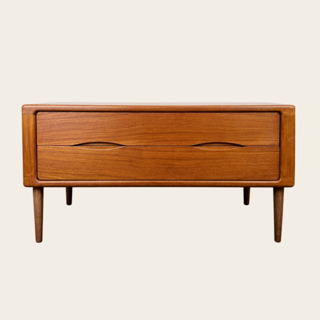 Dyrlund Sjaelsmark teak dressoir, Denemarken - jaren 60
