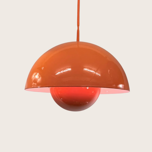 Louis Poulsen Flowerpot VP1 – Verner Panton – oranje emaille