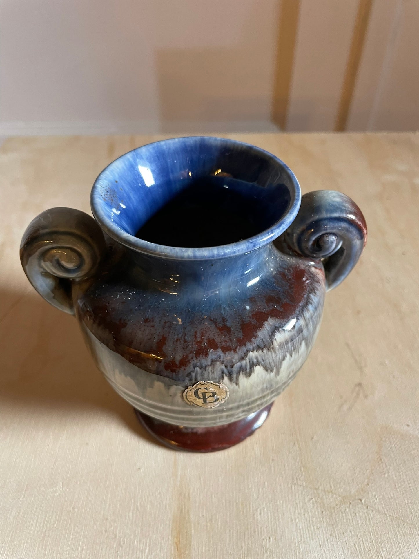 West Germany Keramisch Vaasje  (11,5 cm)