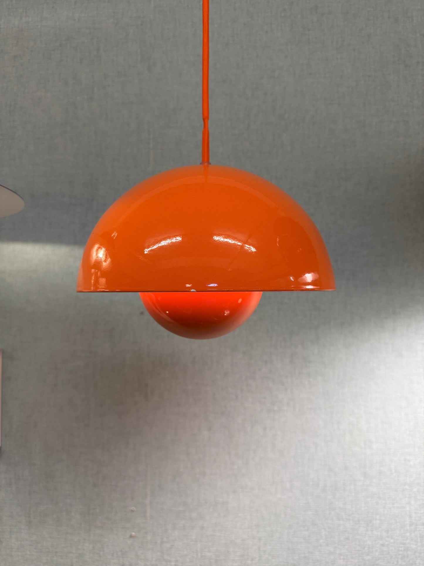 Louis Poulsen Flowerpot VP1 – Verner Panton – oranje emaille