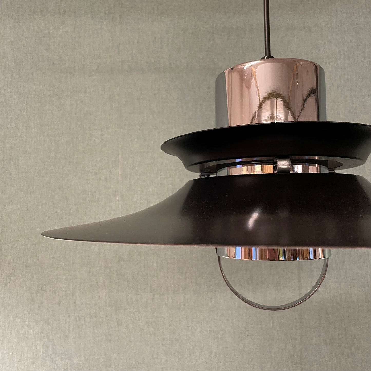 Vitrika Hanglamp - Zwart met Chroom