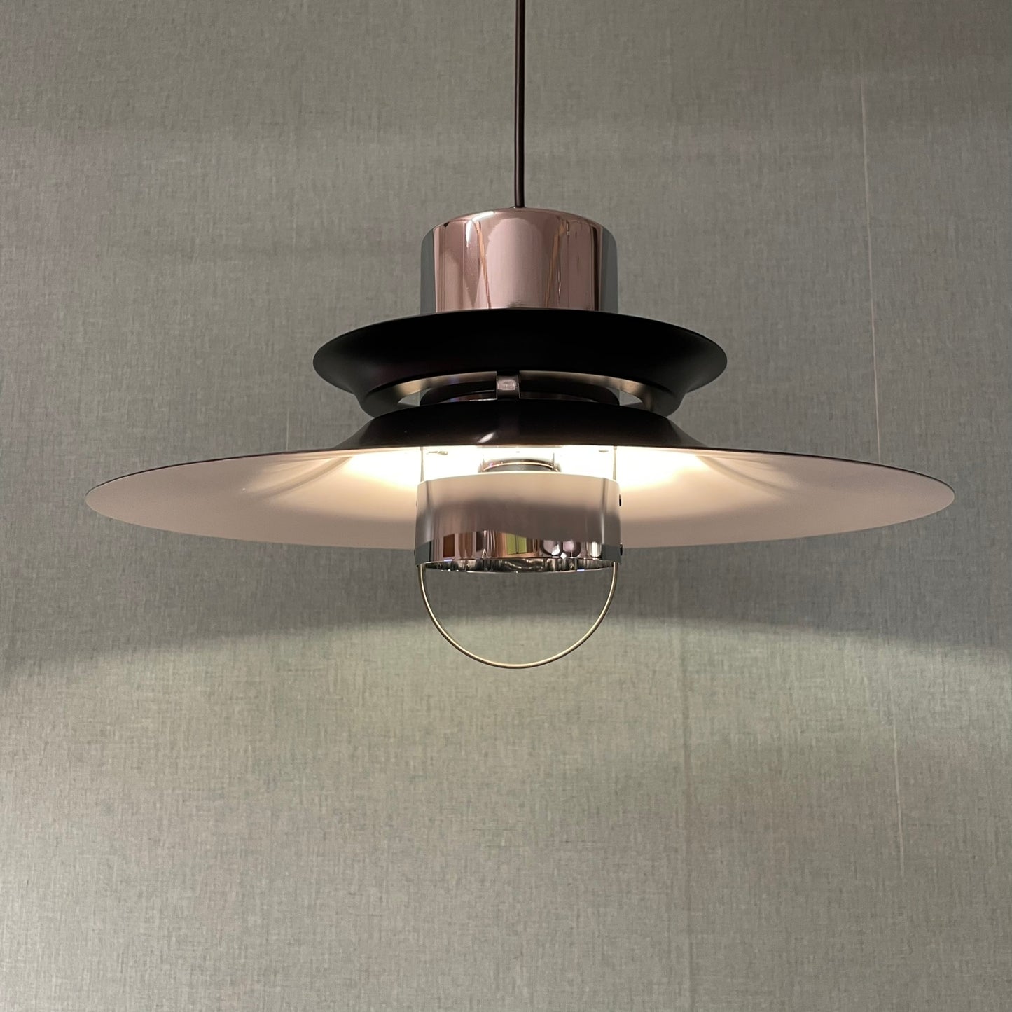 Vitrika Hanglamp - Zwart met Chroom