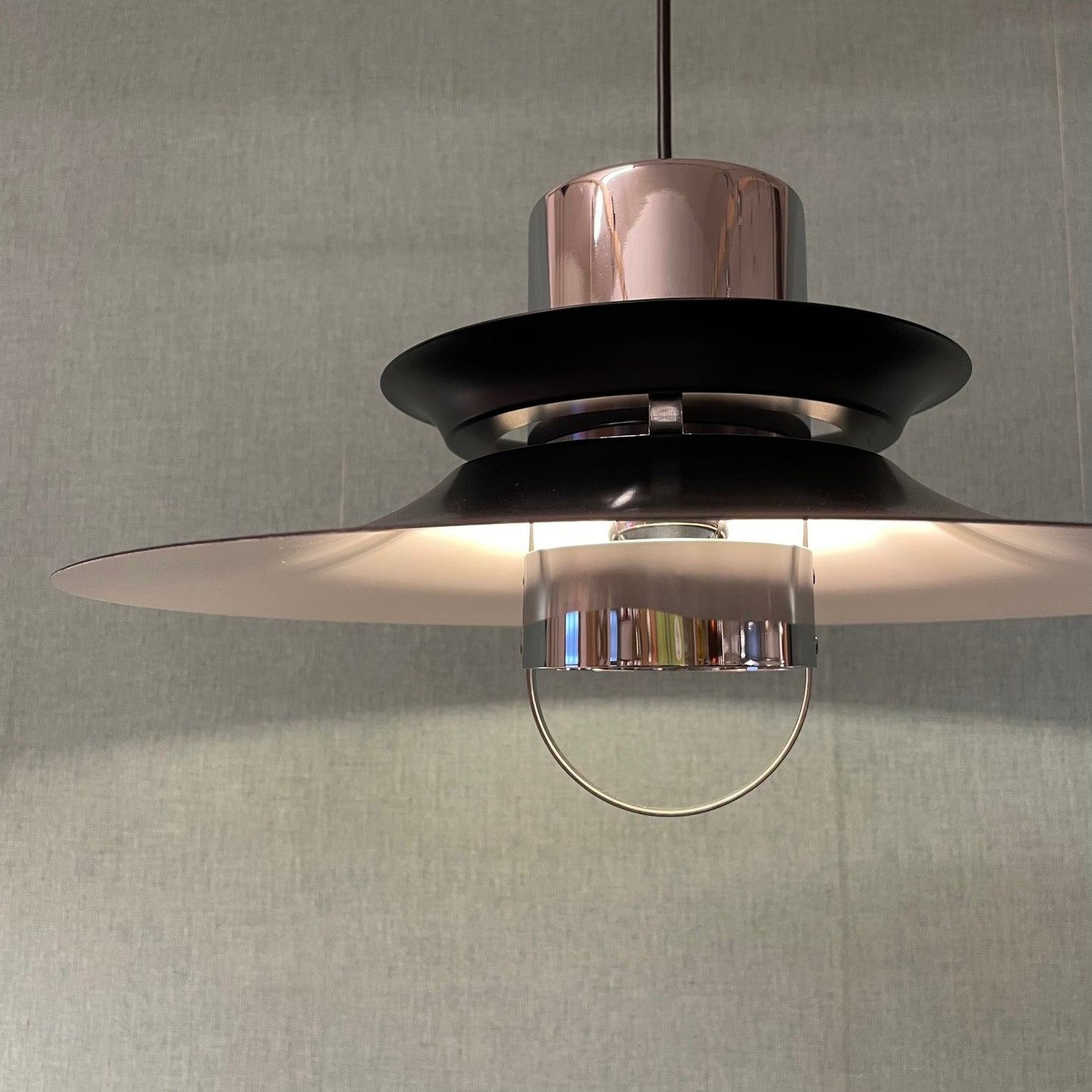 Vitrika Hanglamp - Zwart met Chroom