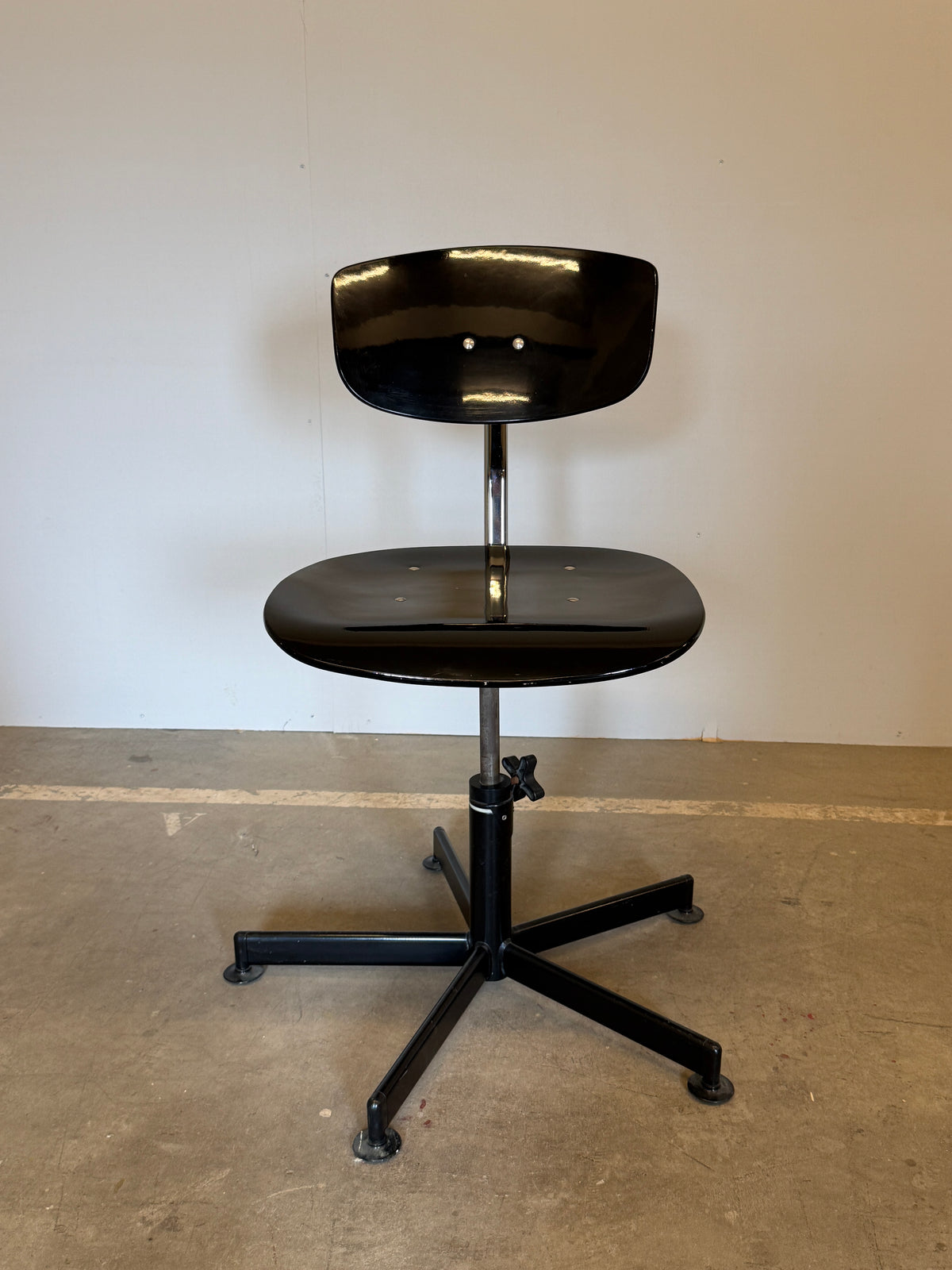 Vintage Scandinavische bureaustoel in KEVI stijl - jaren 70