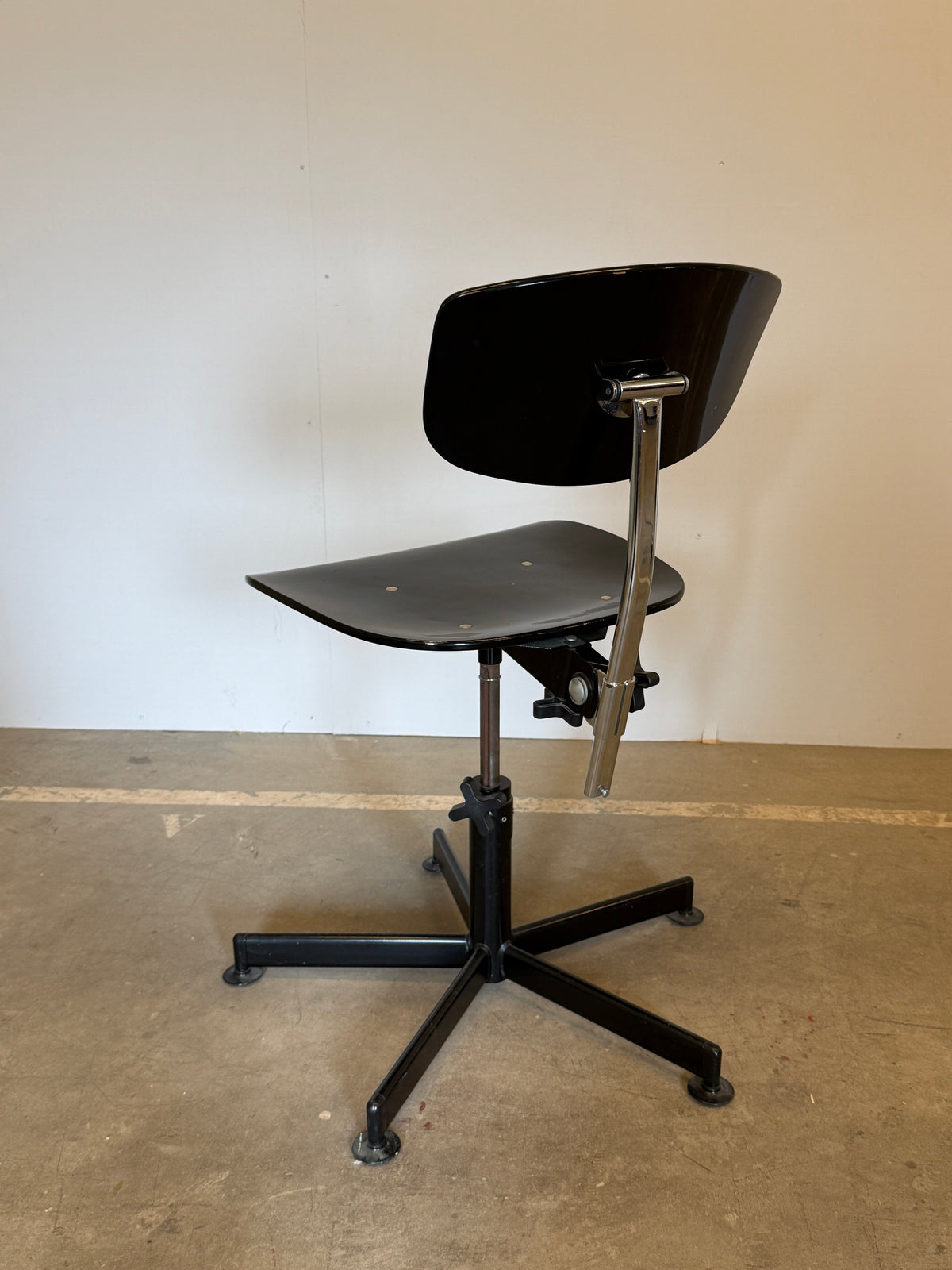 Vintage Scandinavische bureaustoel in KEVI stijl - jaren 70