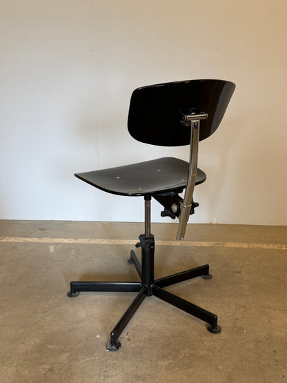 Vintage Scandinavische bureaustoel in KEVI stijl - jaren 70