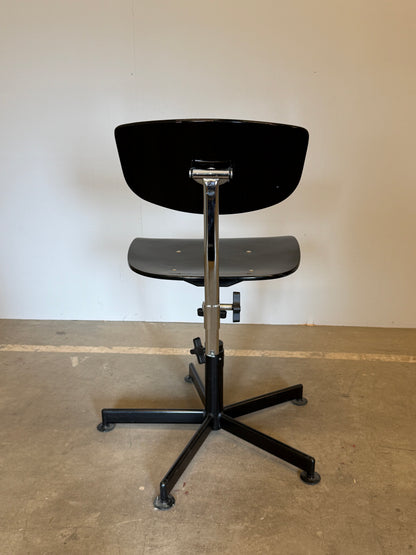 Vintage Scandinavische bureaustoel in KEVI stijl - jaren 70