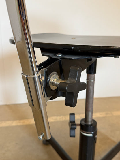Vintage Scandinavische bureaustoel in KEVI stijl - jaren 70