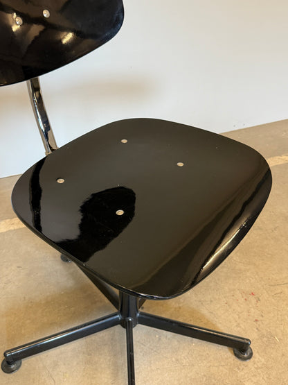 Vintage Scandinavische bureaustoel in KEVI stijl - jaren 70