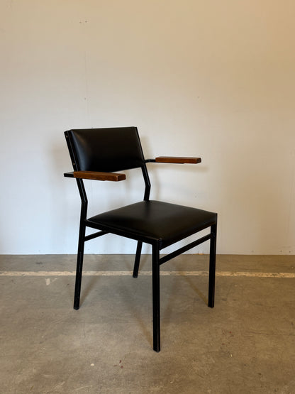 Vintage armstoel in de stijl van Martin Visser SE21 - jaren 60