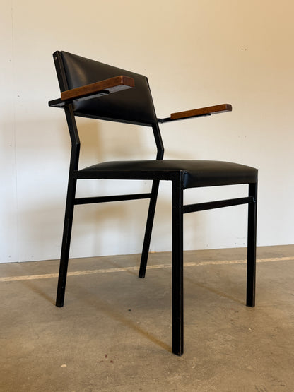 Vintage armstoel in de stijl van Martin Visser SE21 - jaren 60