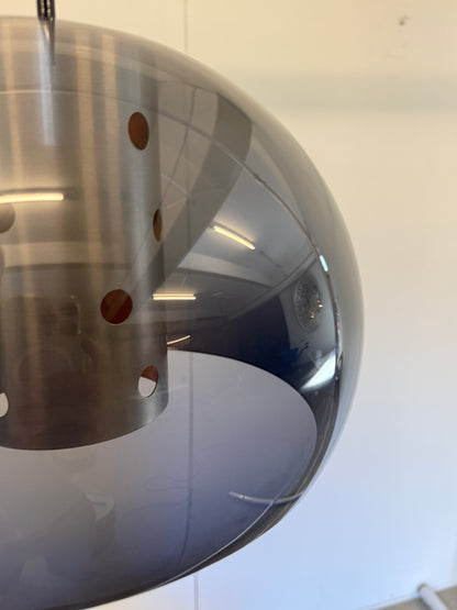 Herda Space Age hanglamp in blauwgrijs acryl - jaren 70