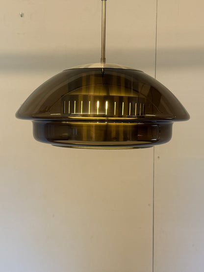 Dijkstra glazen Space Age hanglamp - jaren 70