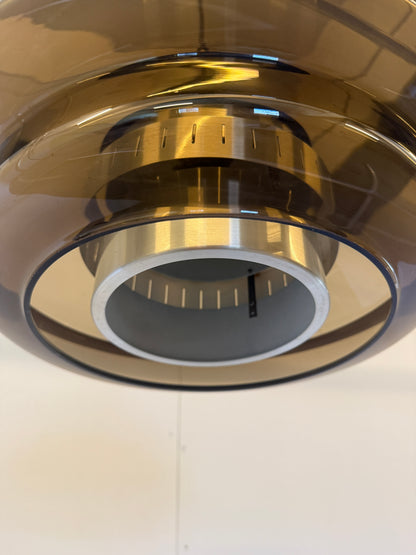 Dijkstra glazen Space Age hanglamp - jaren 70