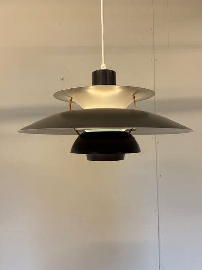 Louis Poulsen PH5 - Poul Henningsen - Donkergrijs, turquoise, wit
