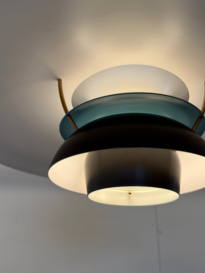 Louis Poulsen PH5 - Poul Henningsen - Donkergrijs, turquoise, wit