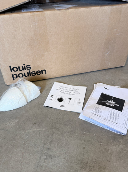 Louis Poulsen PH5 - Poul Henningsen - Donkergrijs, turquoise, wit