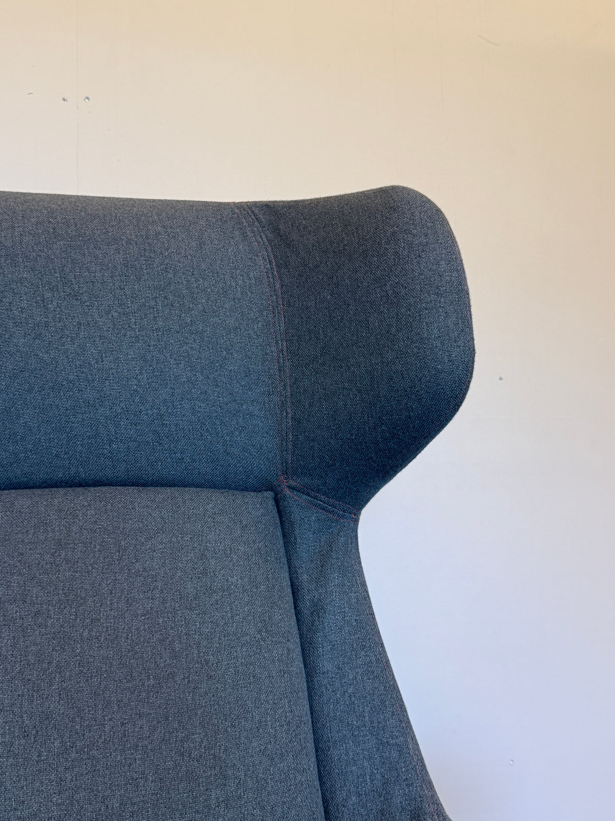 Rossetto Sofy High draaifauteuil – grijsblauw
