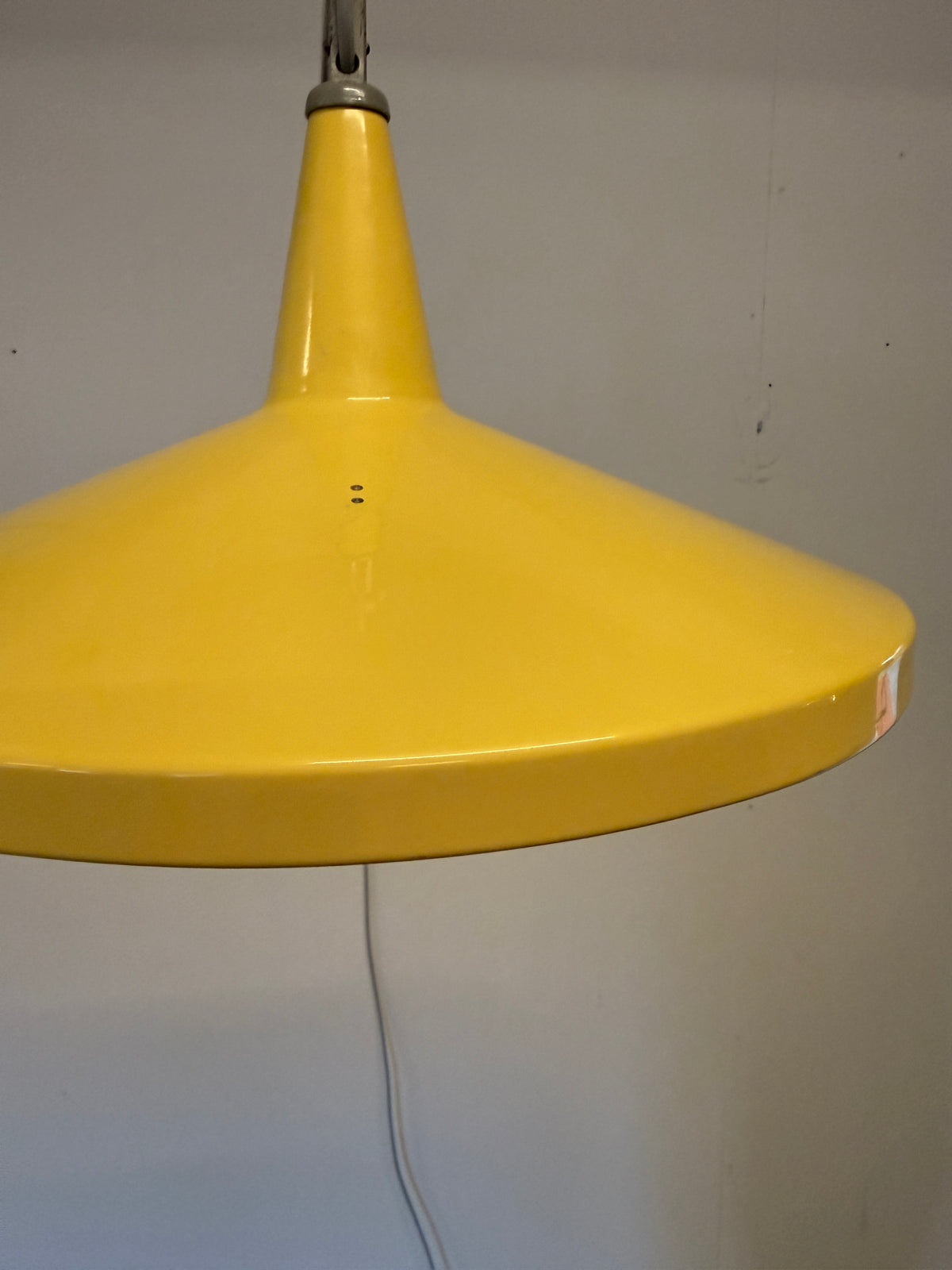 Gispen 4050 Panama wandlamp – Wim Rietveld, 1956 – geel
