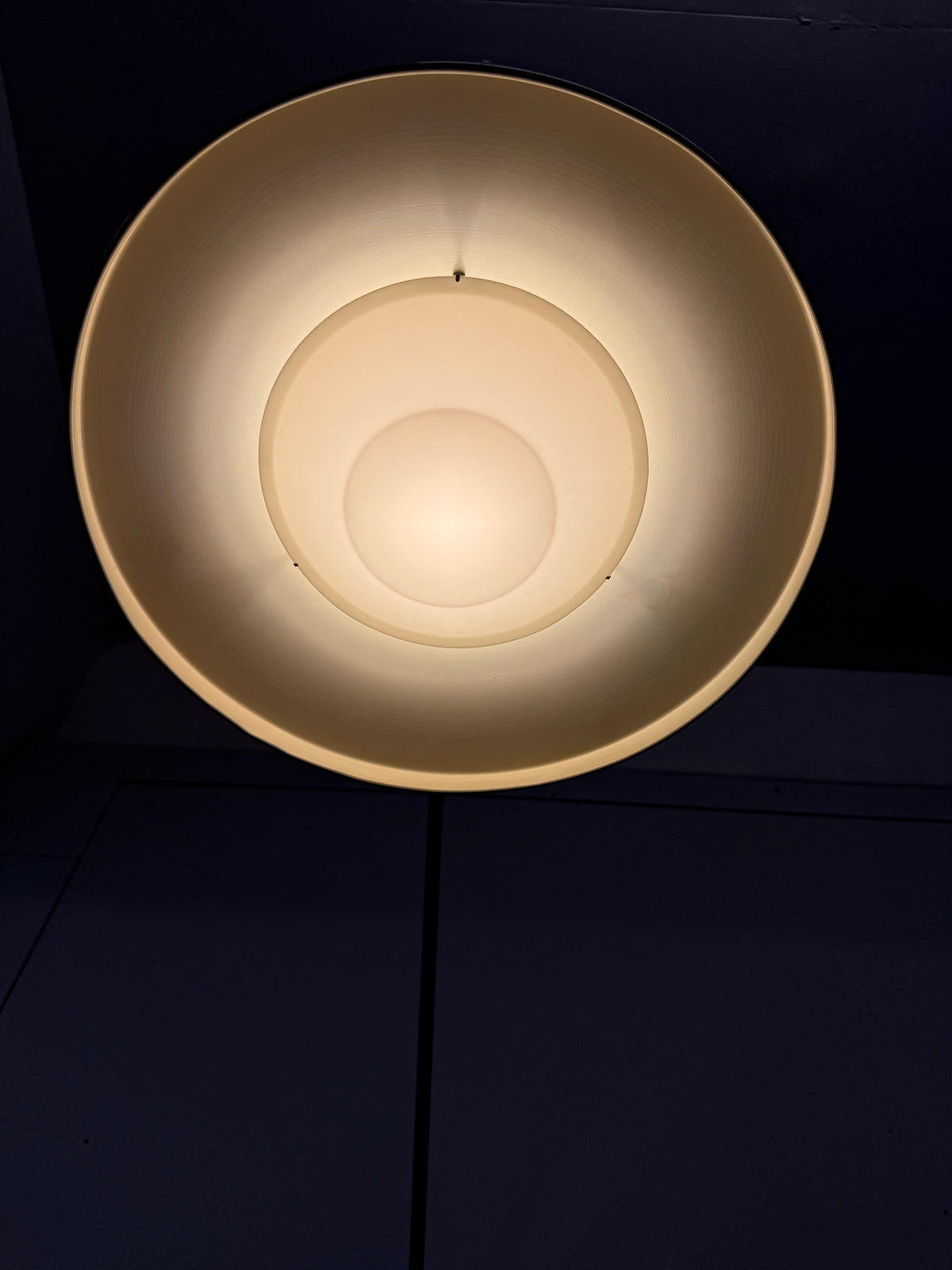 Gispen 4050 Panama wandlamp – Wim Rietveld, 1956 – geel