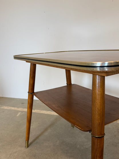 Vintage bijzettafel met Formica blad – jaren 50/60