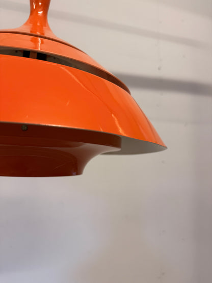 Schnieder Leuchten hanglamp – Oranje – Jaren 70