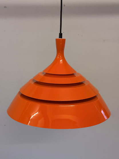 Schnieder Leuchten hanglamp – Oranje – Jaren 70