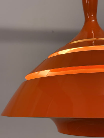Schnieder Leuchten hanglamp – Oranje – Jaren 70