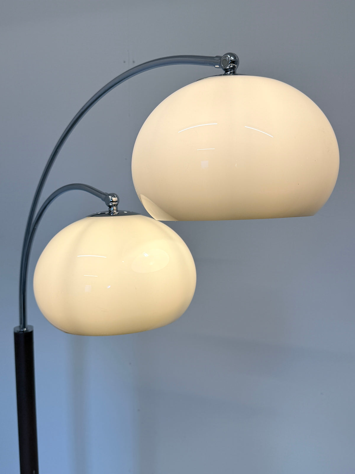 Dijkstra dubbele boogvloerlamp | jaren 70