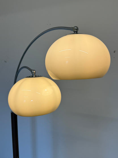 Dijkstra dubbele boogvloerlamp | jaren 70