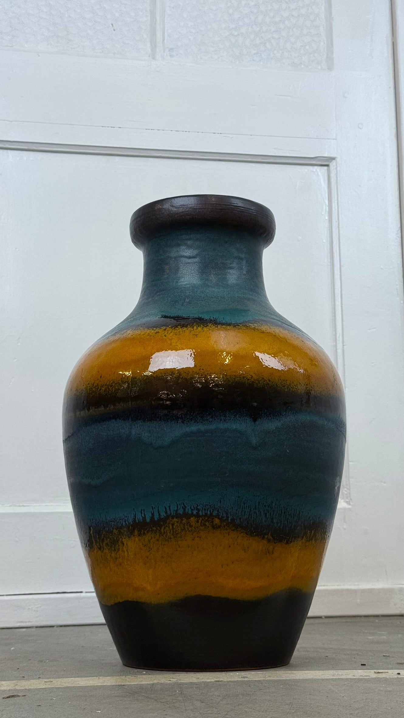 Carstens 471-45 vloervaas – West Germany – 46 cm