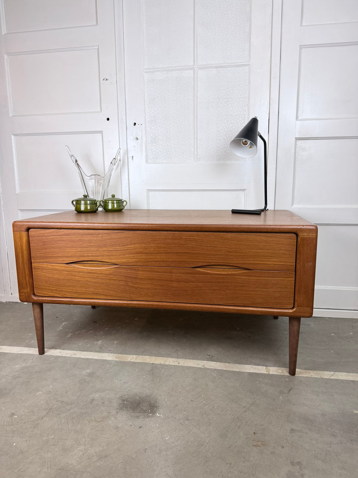 Dyrlund Sjaelsmark teak dressoir, Denemarken - jaren 60