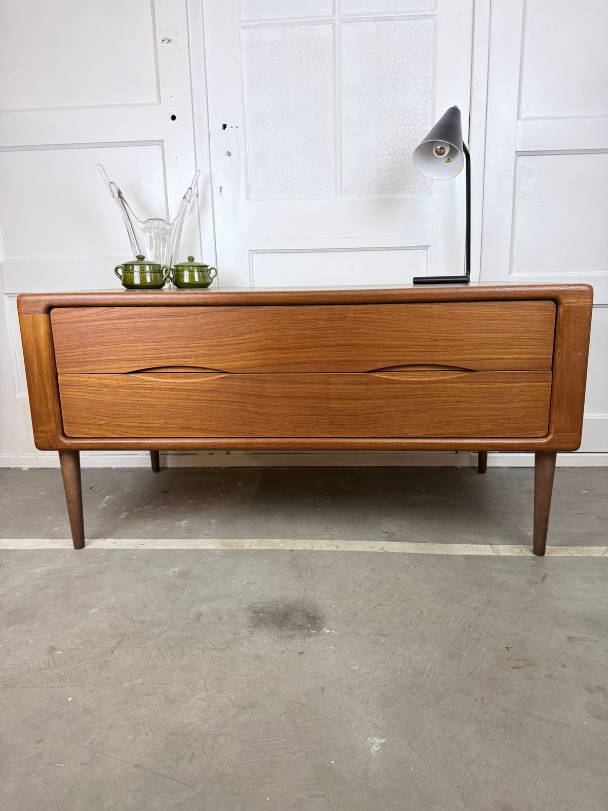 Dyrlund Sjaelsmark teak dressoir, Denemarken - jaren 60