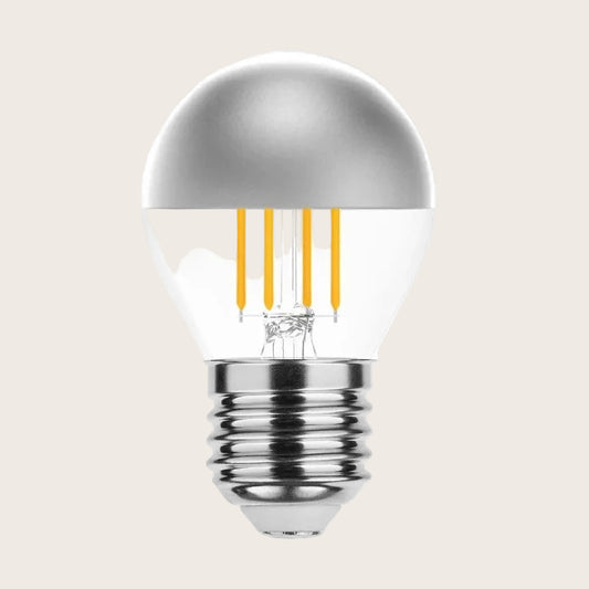 Filament kopspiegellamp - E27 Mini Globe P45 4W  - 2700K warm wit licht