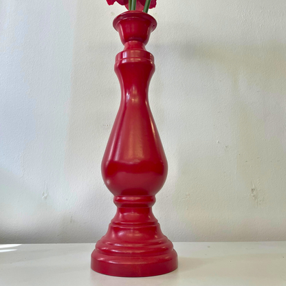 Glazen Rode Vaas (55 cm)